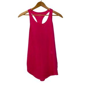 Danskin Now Pink Activewear Razorback Tank Top